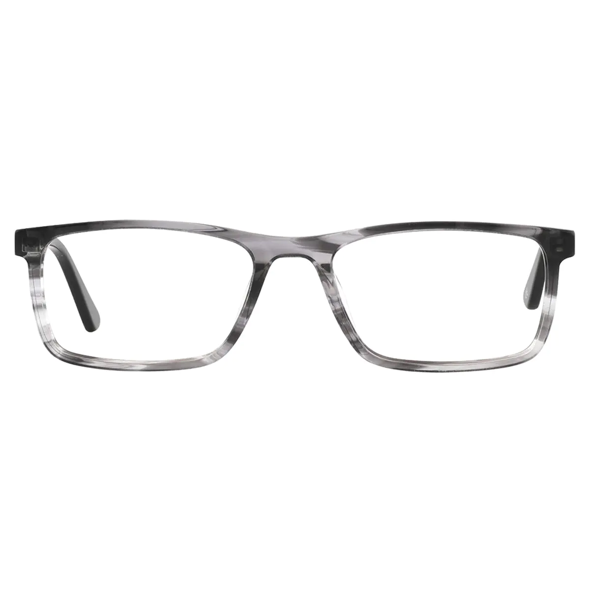 Rectangle Black/Gray Eyeglasses