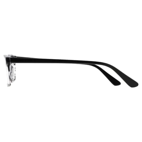 Rectangle Black/Gray Eyeglasses