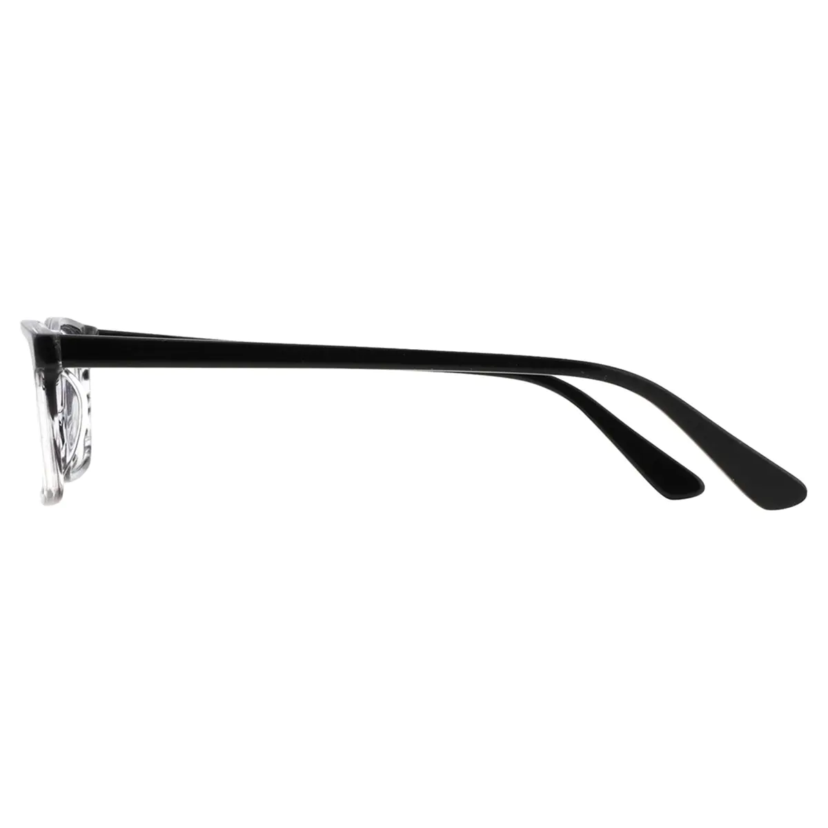 Rectangle Black/Gray Eyeglasses