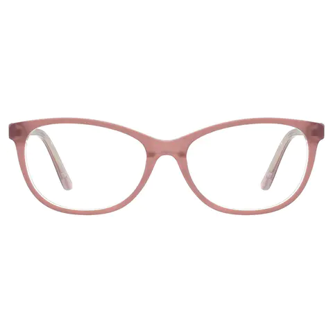 Oval Pale Pink Eyeglasses