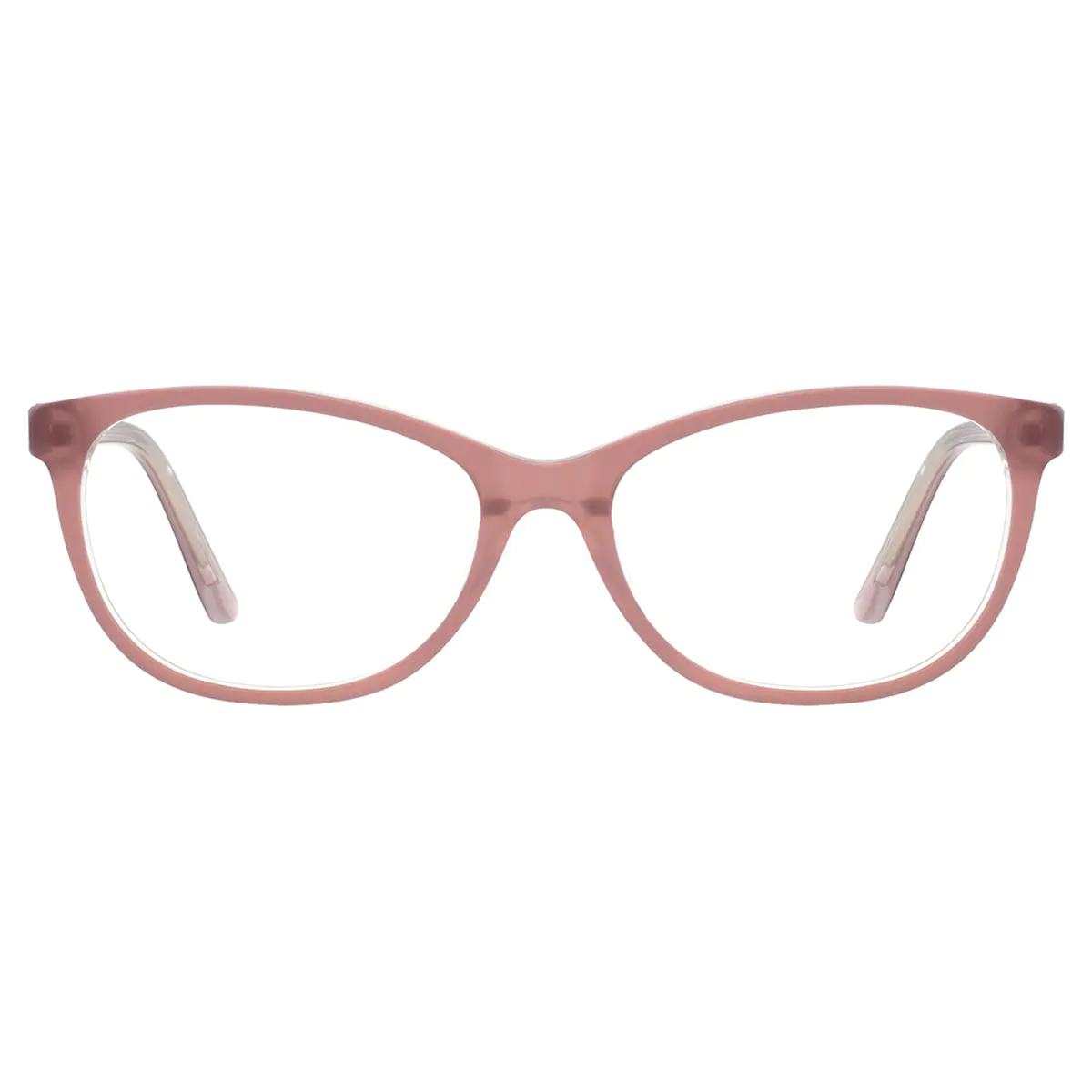 Oval Pale Pink Eyeglasses