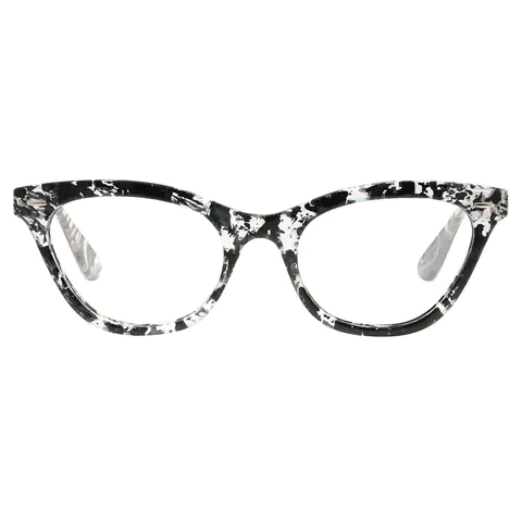 Cat-eye Black Reading Glasses