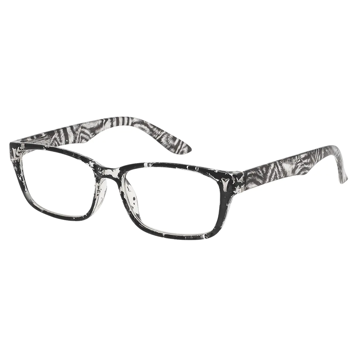 Rectangle Black Reading Glasses