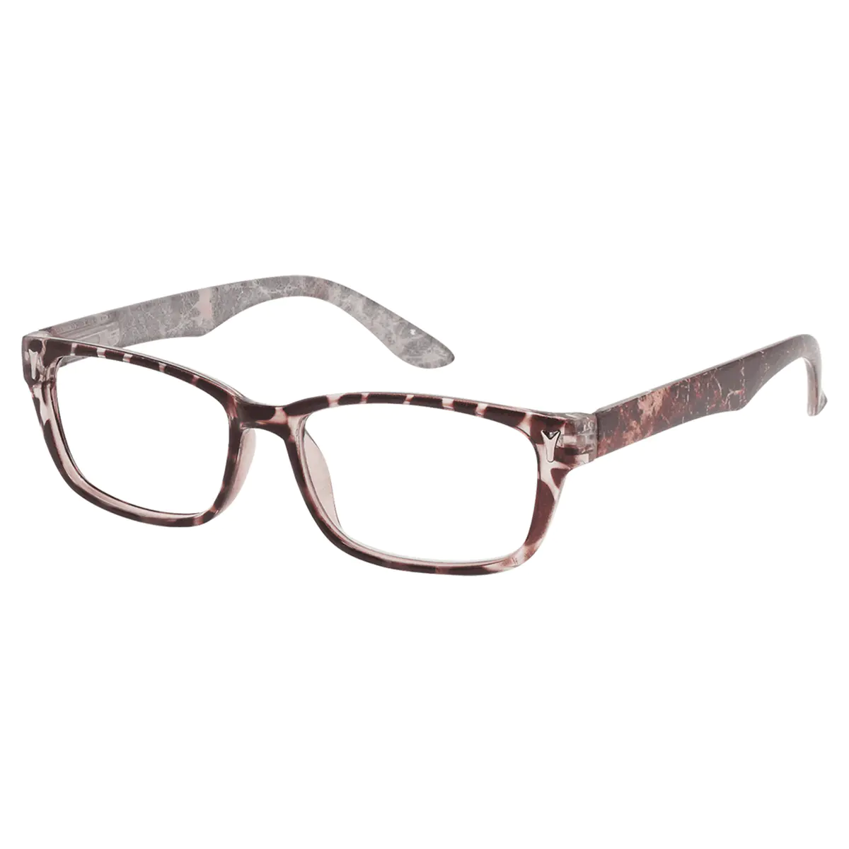 Rectangle Tortoiseshell Reading Glasses