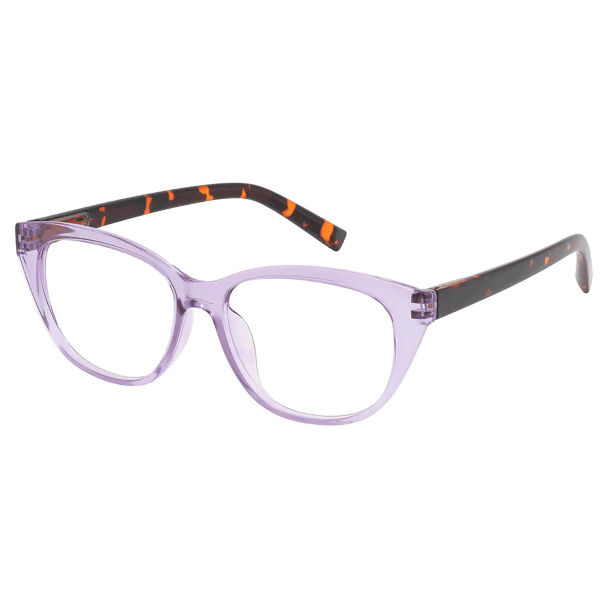 Cat-eye Purple Eyeglasses