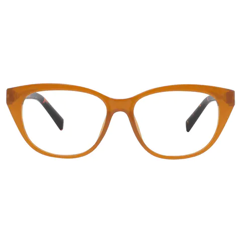 Cat-eye Brown Eyeglasses