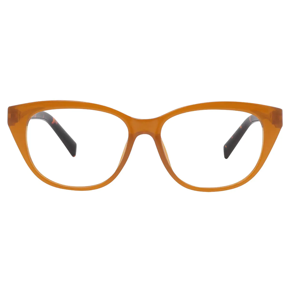 Cat-eye Brown Eyeglasses