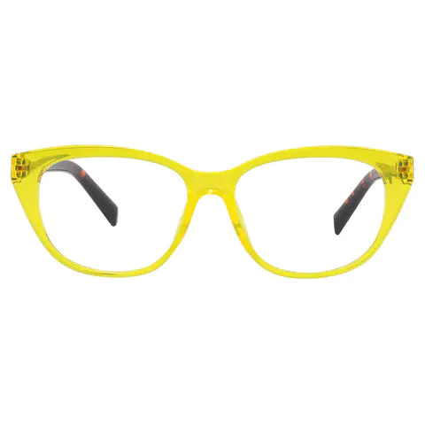 Cat-eye Yellow Eyeglasses