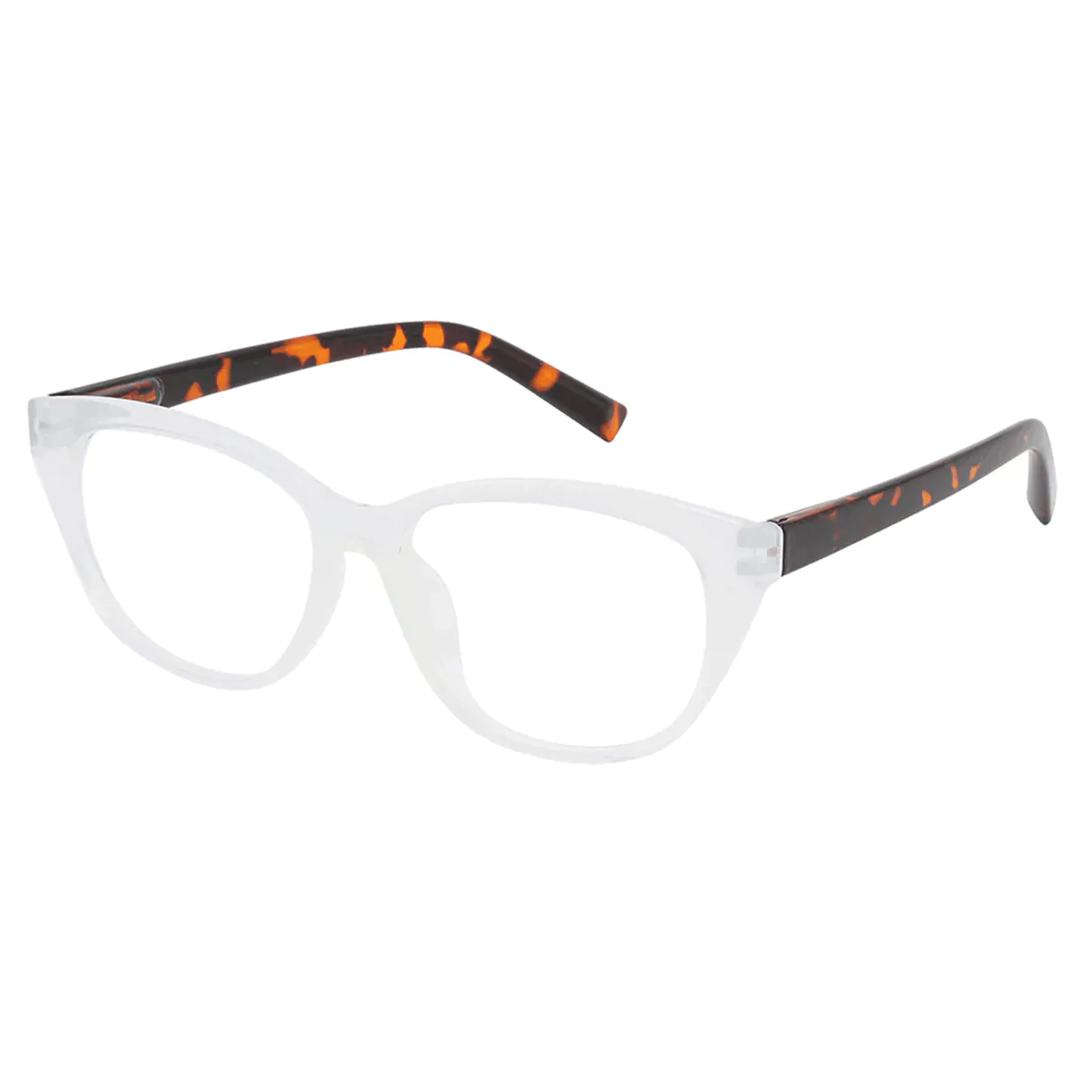 Cat-eye Clear Eyeglasses