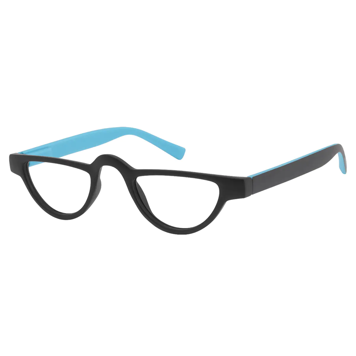 Geometric Black Reading Glasses