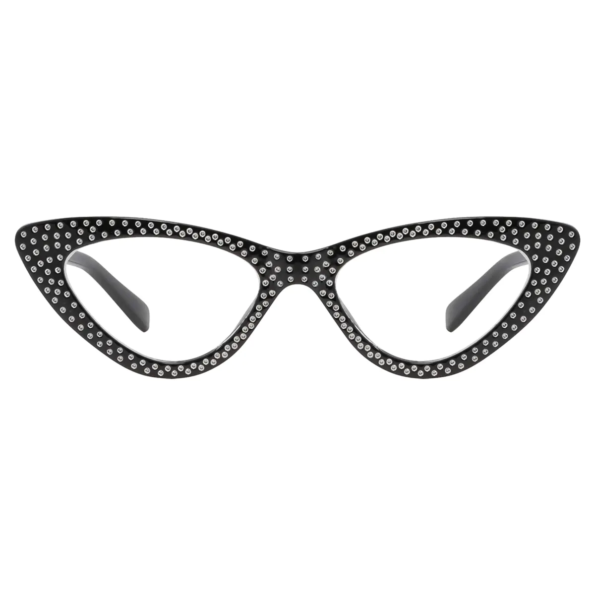 Cat-eye Black Reading Glasses