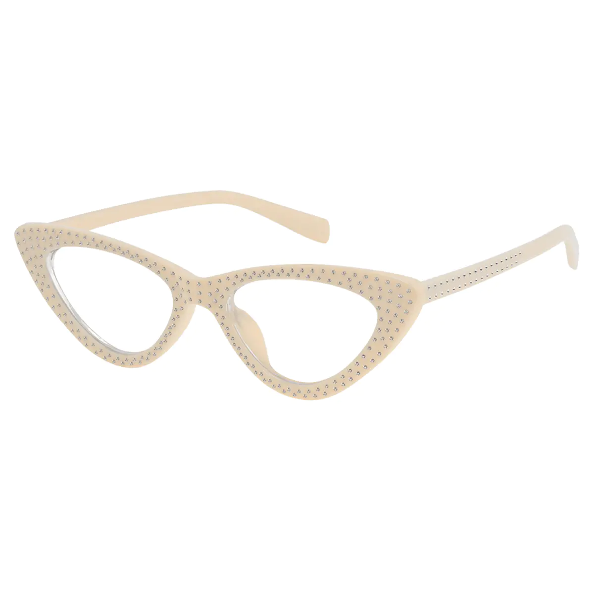 Cat-eye Clear Reading Glasses