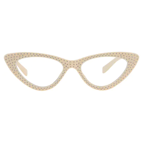 Cat-eye Clear Reading Glasses