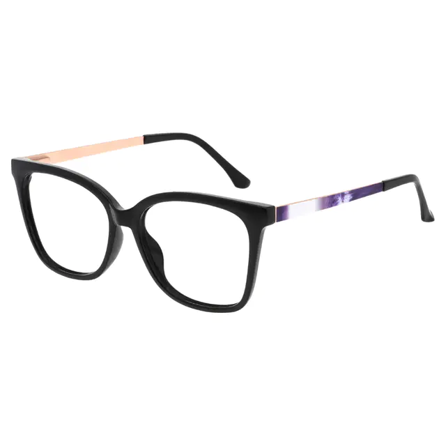 Square Black Eyeglasses