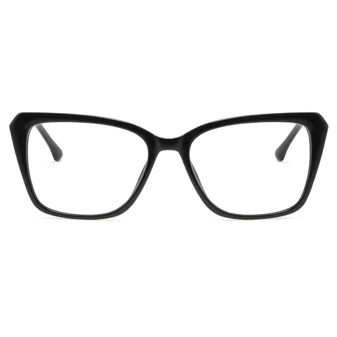 Square Black Eyeglasses