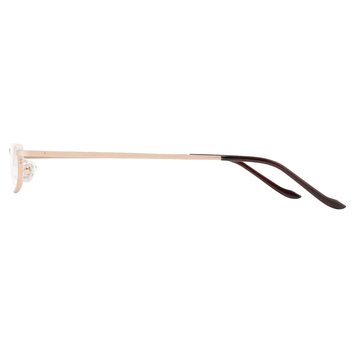 Rectangle Gold Reading Glasses