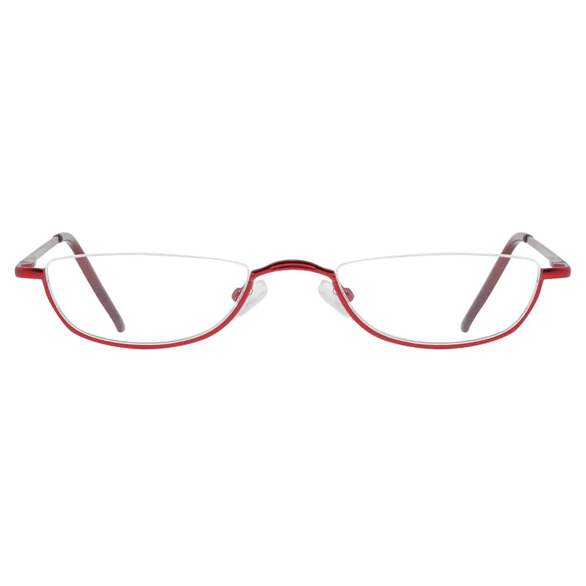 Rectangle Red Reading Glasses
