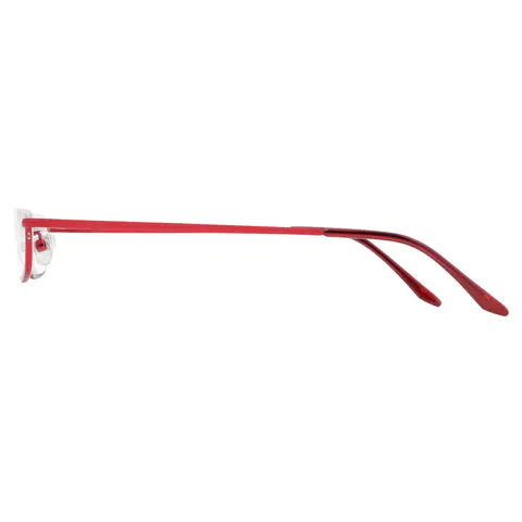 Rectangle Red Reading Glasses
