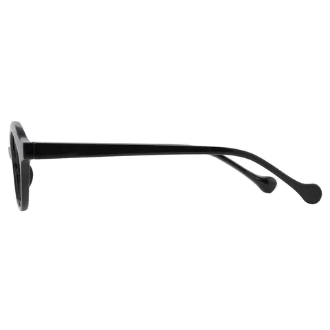 Oval Black Reading Glasses