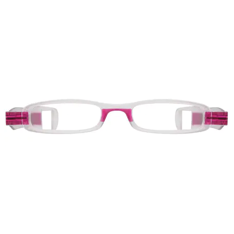 Rectangle Pink Reading Glasses