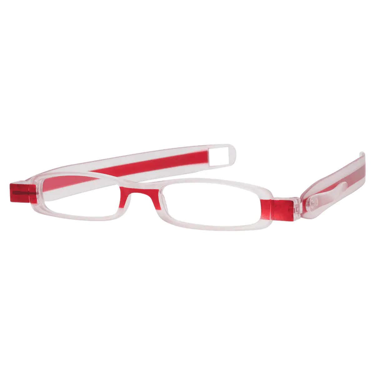 Rectangle Red Reading Glasses