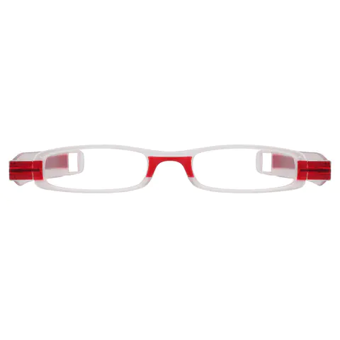 Rectangle Red Reading Glasses