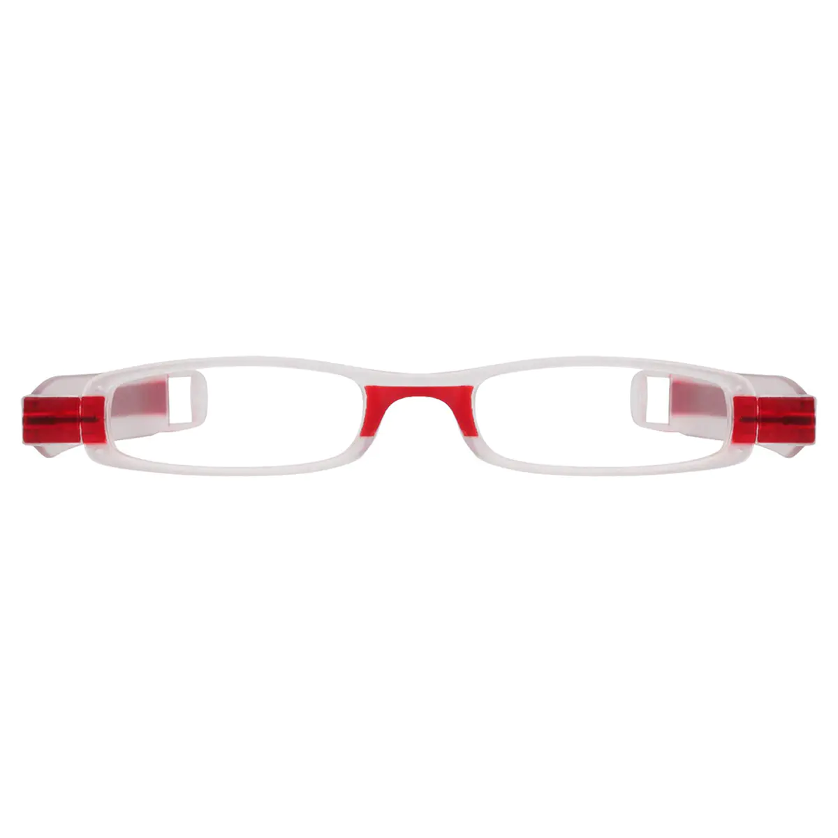 Rectangle Red Reading Glasses
