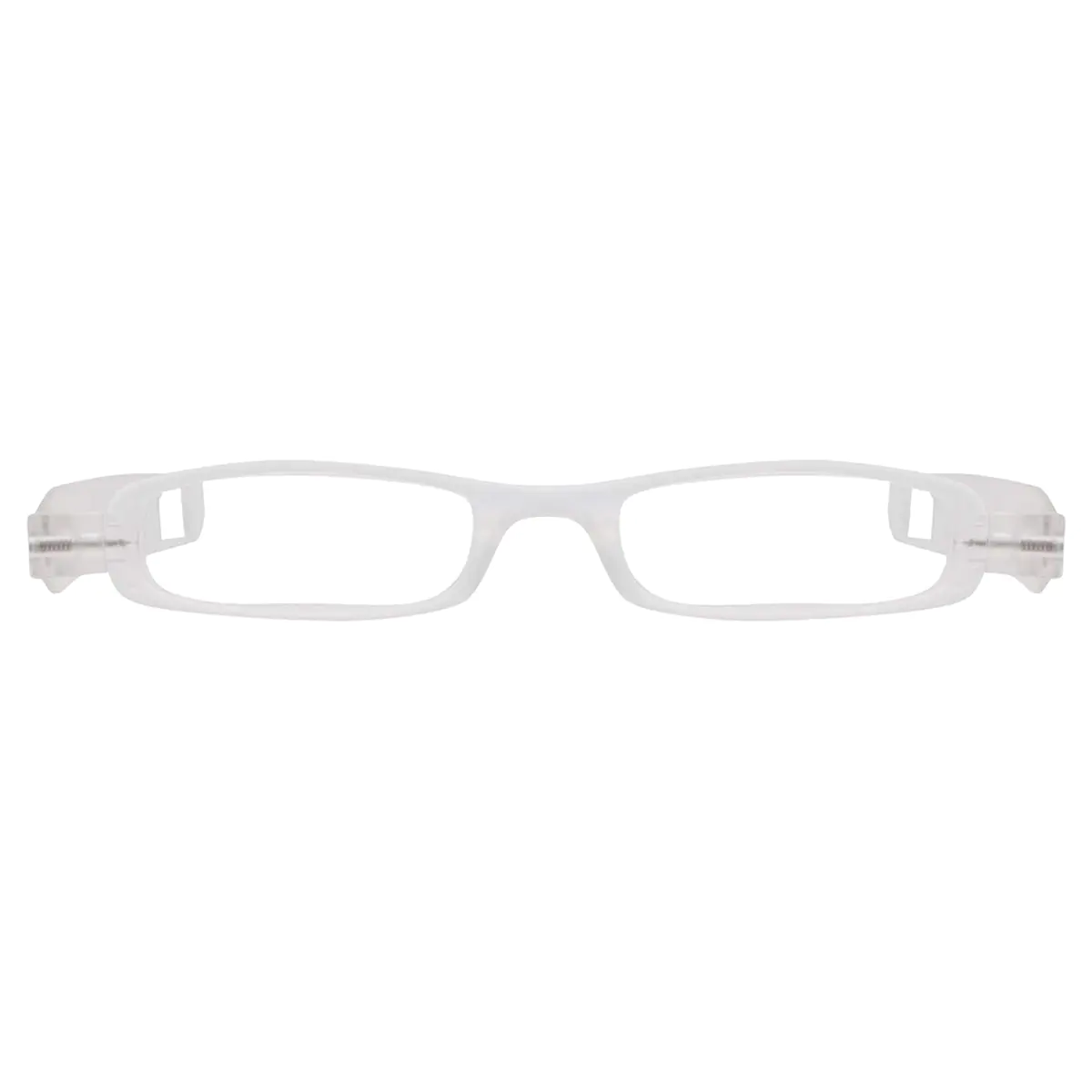 Rectangle White Reading Glasses