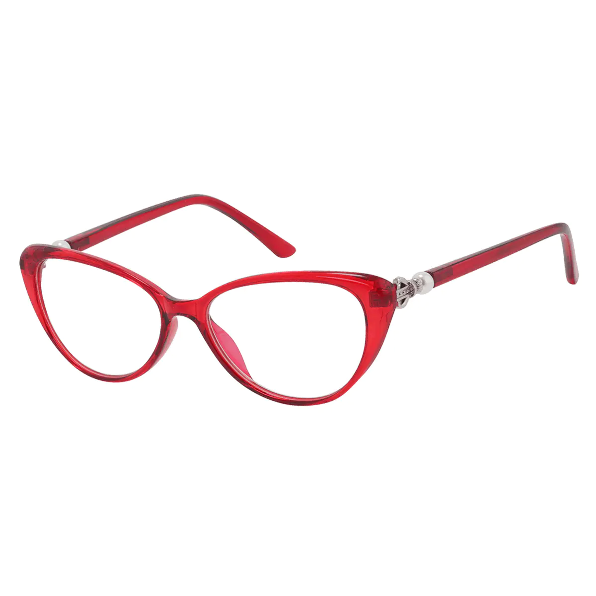 Cat-eye Clear Reading Glasses