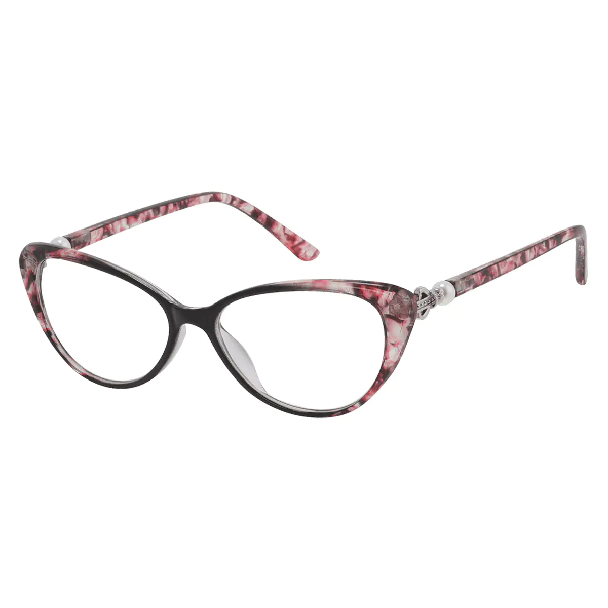 Cat-eye Pink Reading Glasses