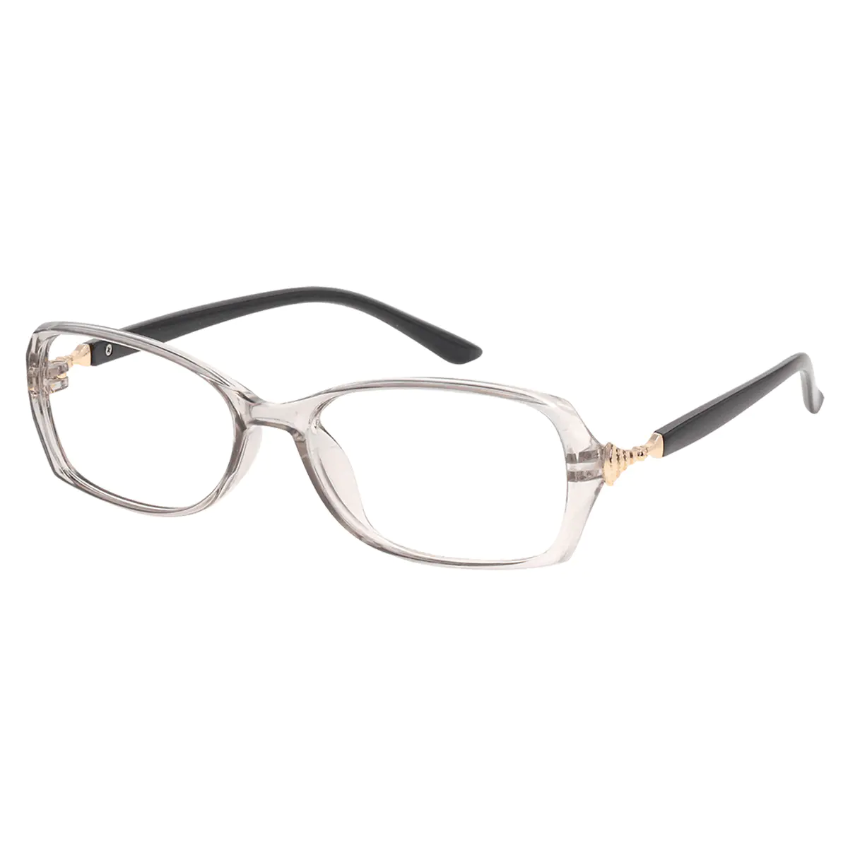 Rectangle Grey Reading Glasses
