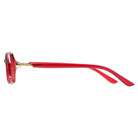Rectangle Red Reading Glasses