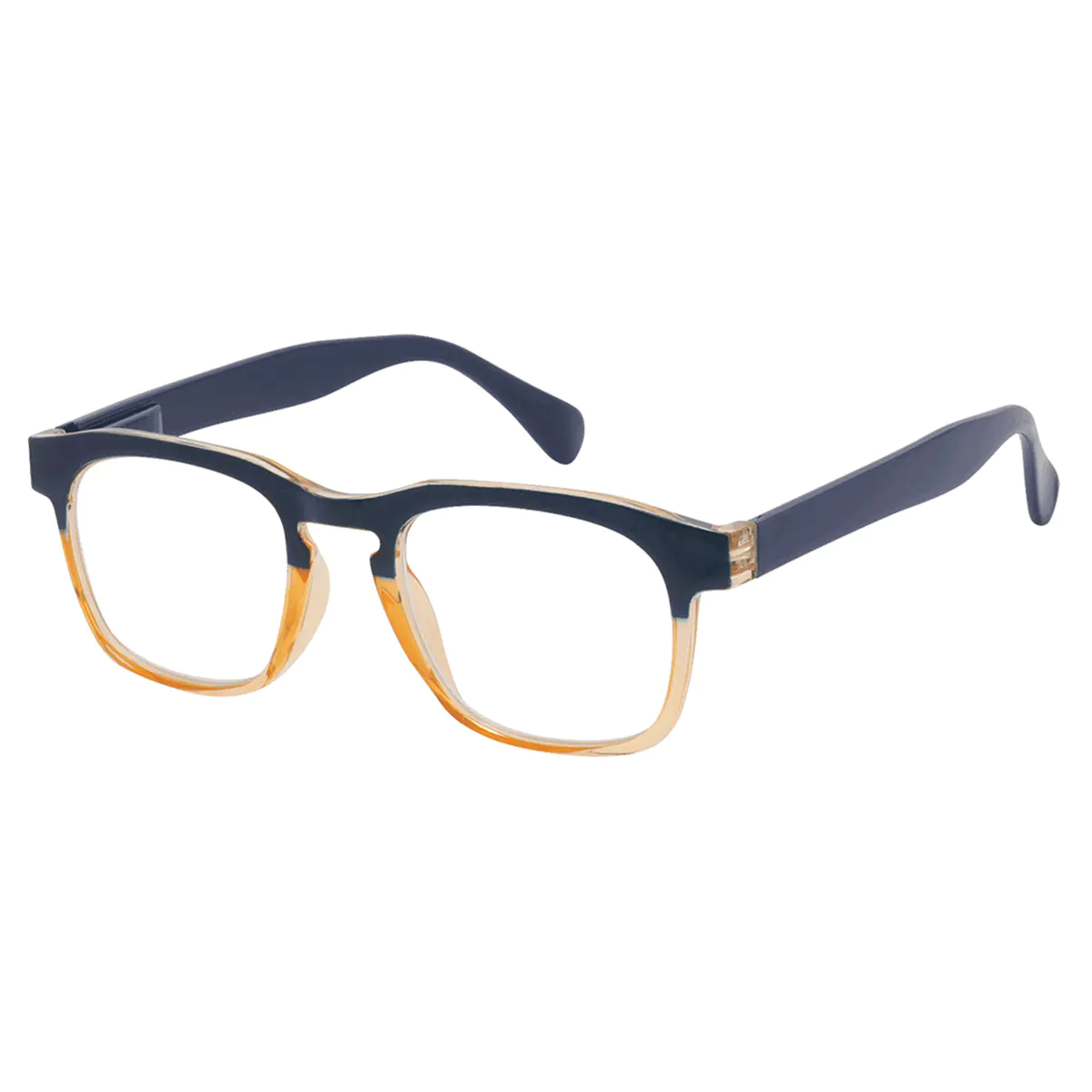 Browline Blue Reading Glasses