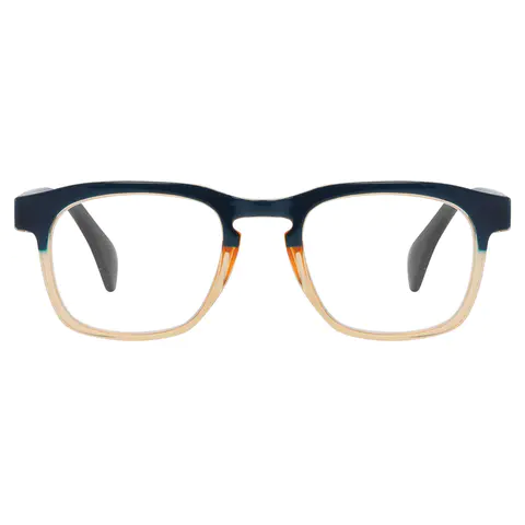 Browline Blue Reading Glasses