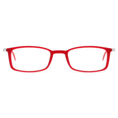 Rectangle Red Reading Glasses