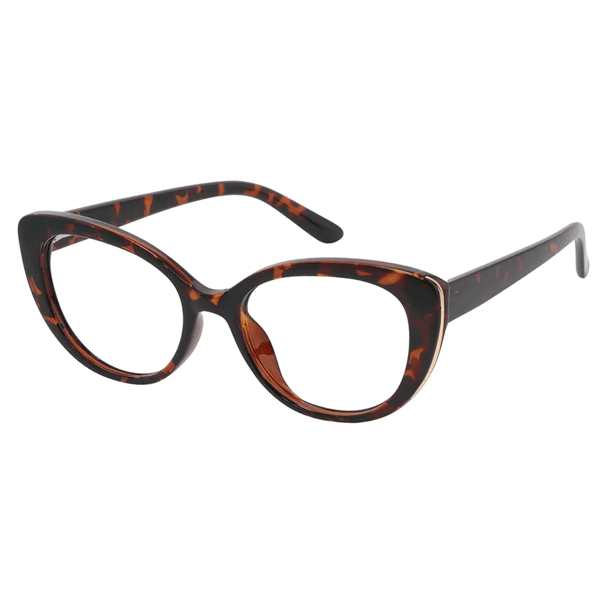 Oval Tortoiseshell Eyeglasses