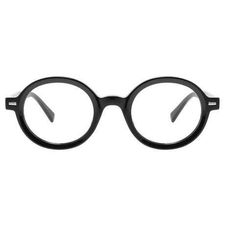 Round Black Eyeglasses