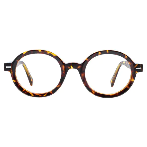 Round Tortoiseshell Eyeglasses