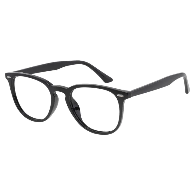 Oval Black Eyeglasses