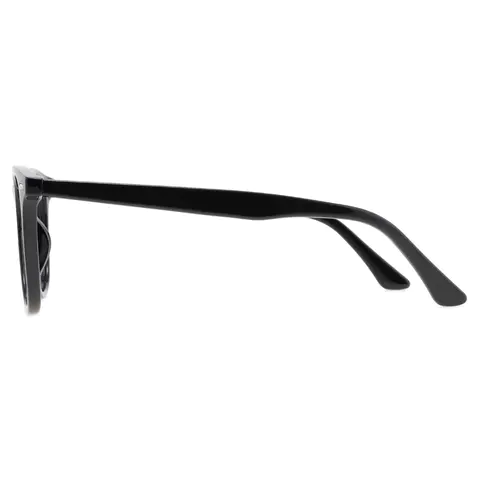 Oval Black Eyeglasses