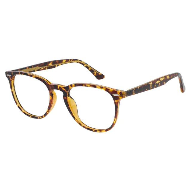 Oval Tortoiseshell Eyeglasses