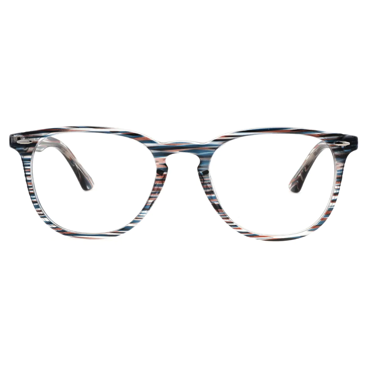 Oval Gradient Gray Eyeglasses