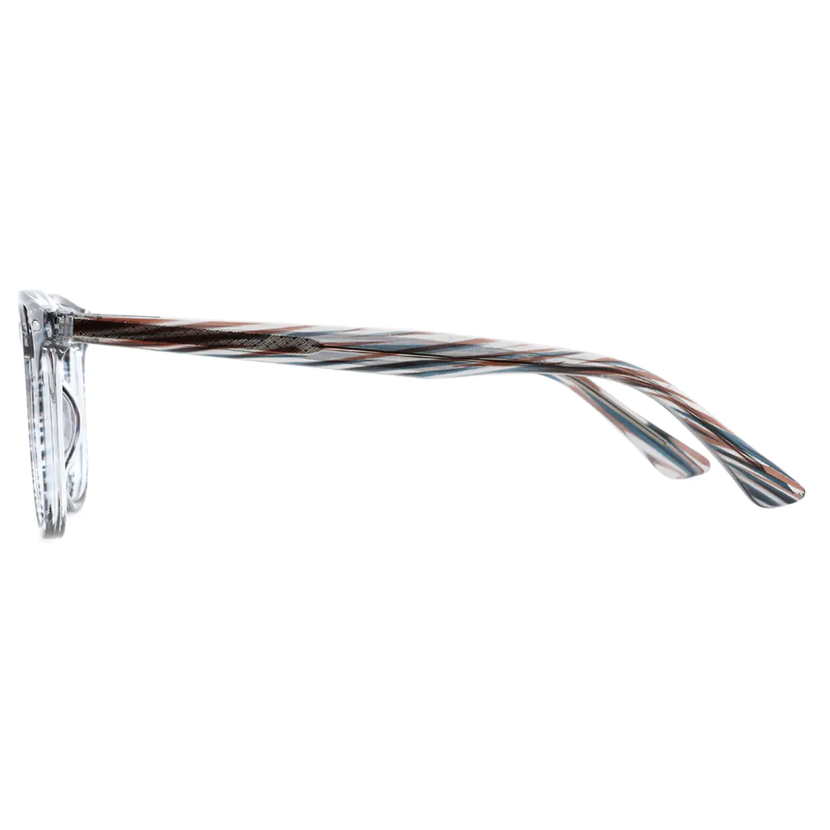 Oval Gradient Gray Eyeglasses