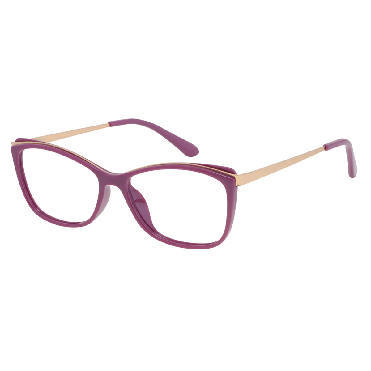 Cat-eye Purple Eyeglasses