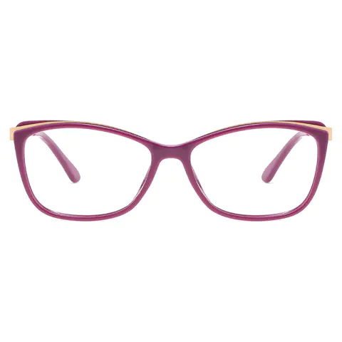 Cat-eye Purple Eyeglasses
