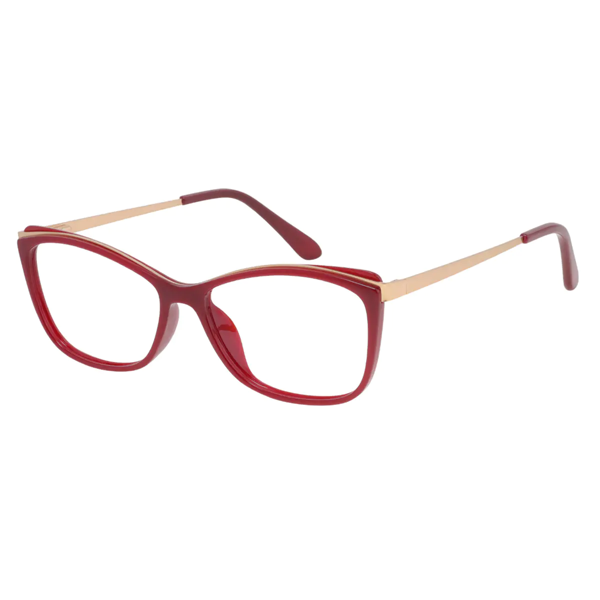 Cat-eye Red Eyeglasses