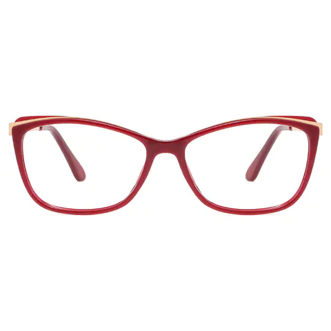Cat-eye Red Eyeglasses