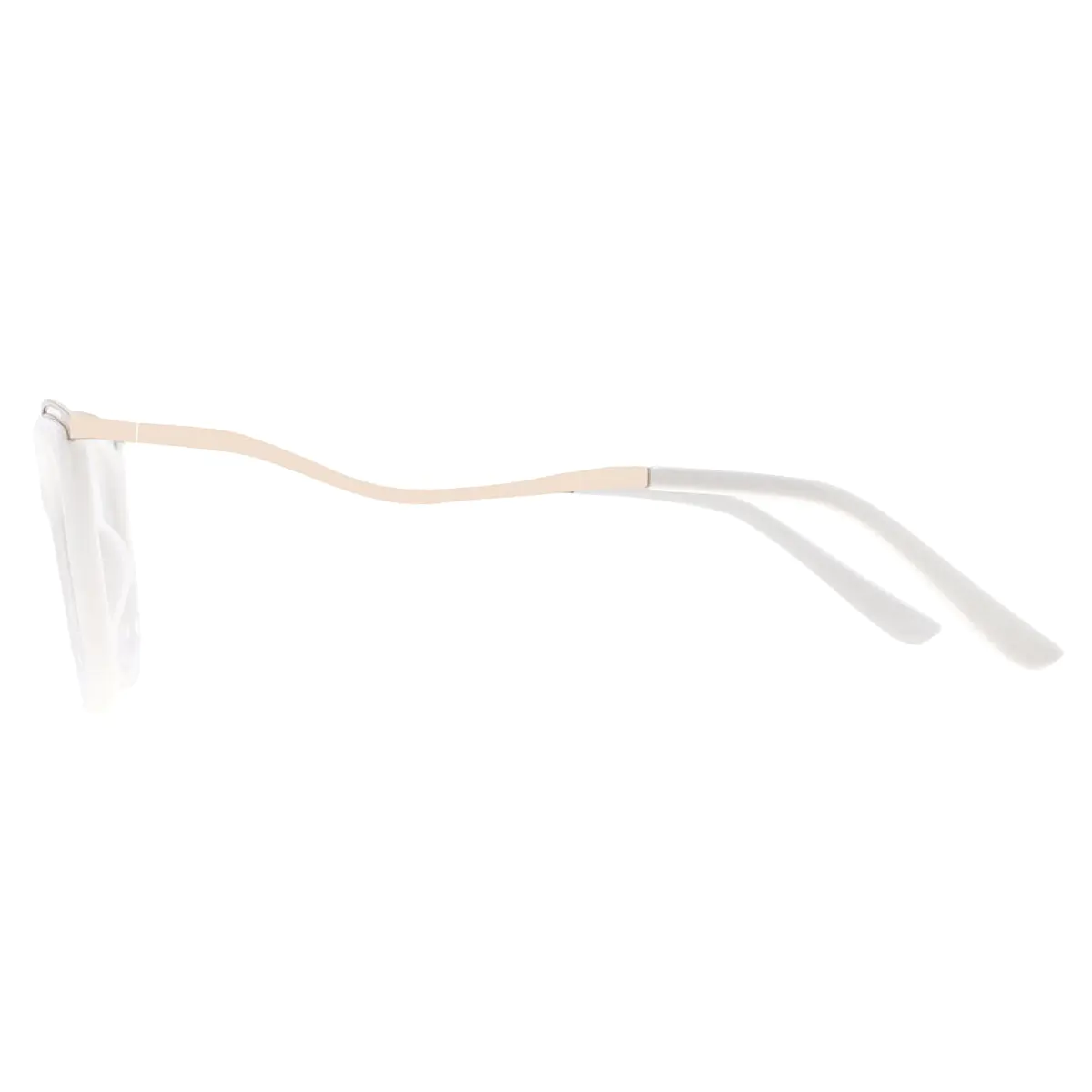 Rectangle White Eyeglasses