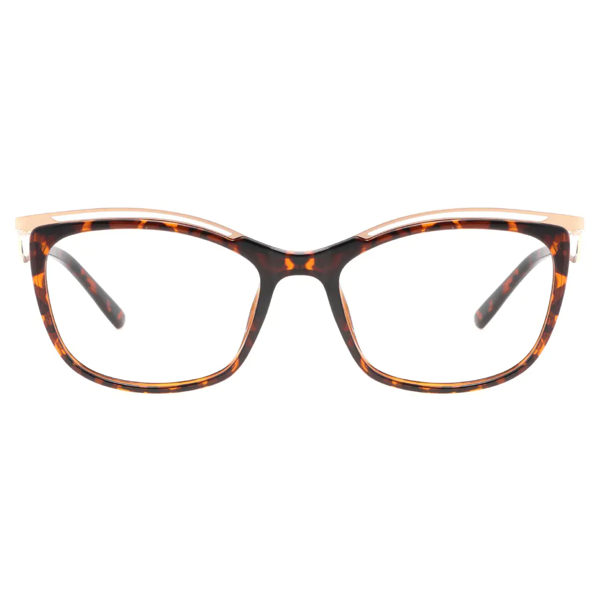Rectangle Tortoiseshell Eyeglasses