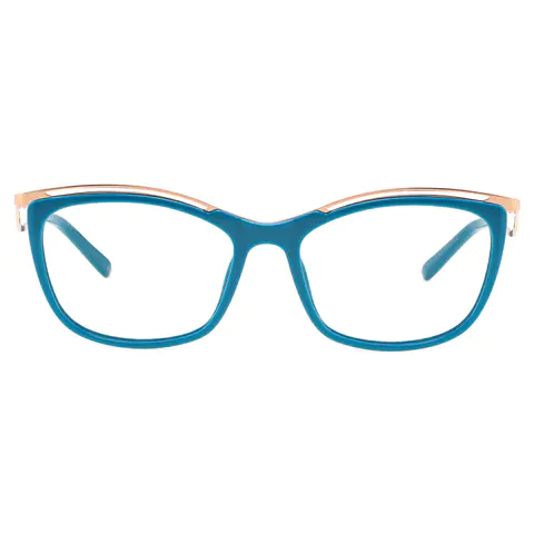 Rectangle Green Eyeglasses